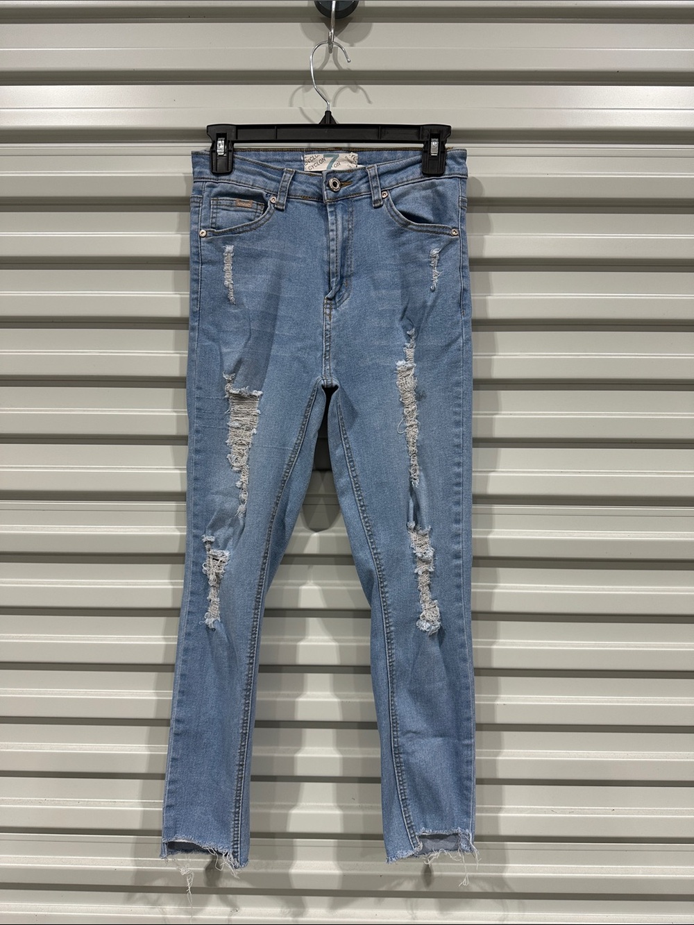 CYCLON Skinny Ripped Light Blue Women's Jeans